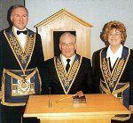 Grand Master - MW Bro. Michael Westcott<br>Deputy Grand Master - RW Bro Nicholas Ferrari<br>Asst Grand Master - VW Bro. Val Coles
