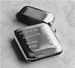 Silver Matchbox presented by Emulation Lodge of Instruction<br>Inscribed to recognise perfect performance of all 3 degrees and the installation ceremony