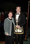 Glen & Melody Cook on Glen's appointment as Grand Sword Bearer - GL of Utah F&AM