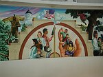 Part of mural in SLC Shrine Hospital